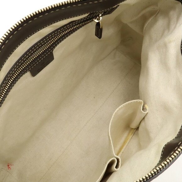 GUCCI Brown Leather Shoulder Bag - Picture 8 of 10